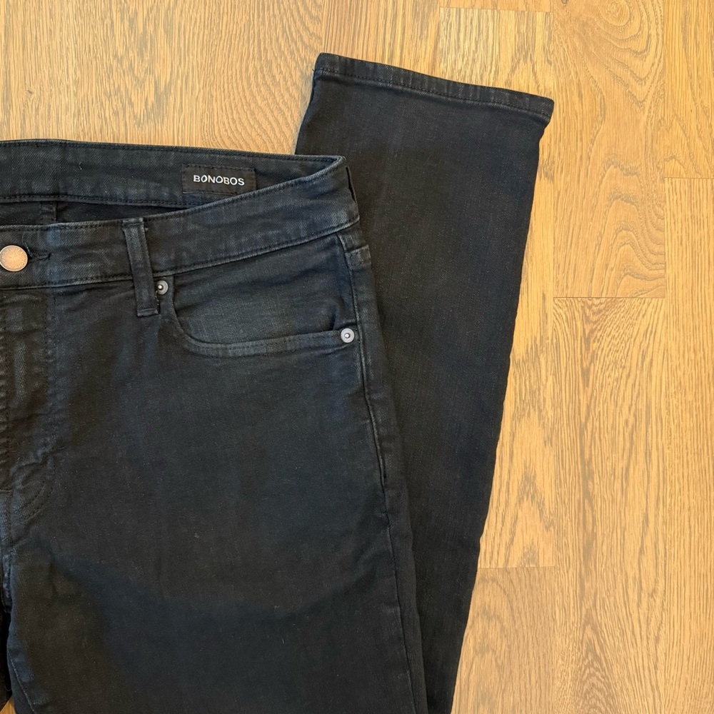 Men’s bonobos black Denim Jeans - Picture 5 of 7